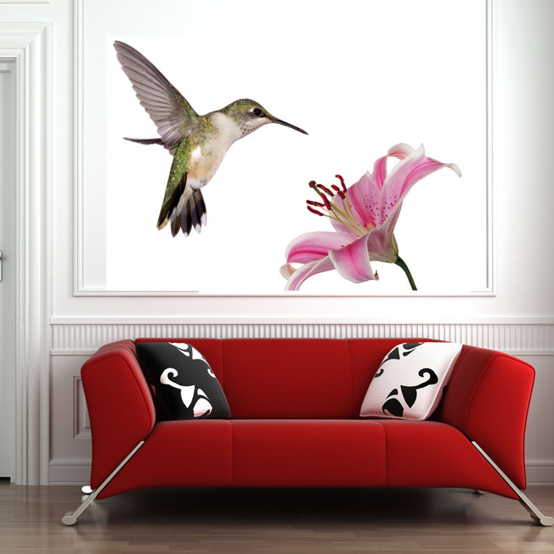 Style and Apply Hummingbird Wall Decal Wayfair